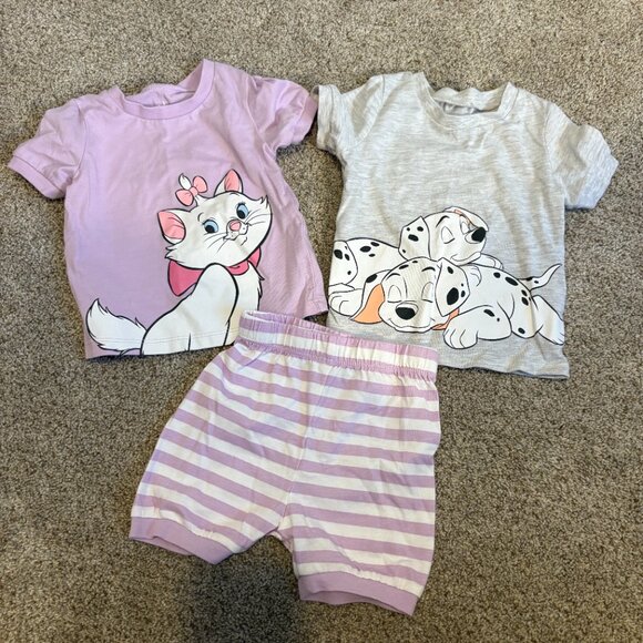 Disney Baby PJ Pyjamas Shorts Size 12 months - Picture 2 of 7